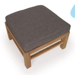 Colorado Teak Dining Skammel Grå Vandafvisende